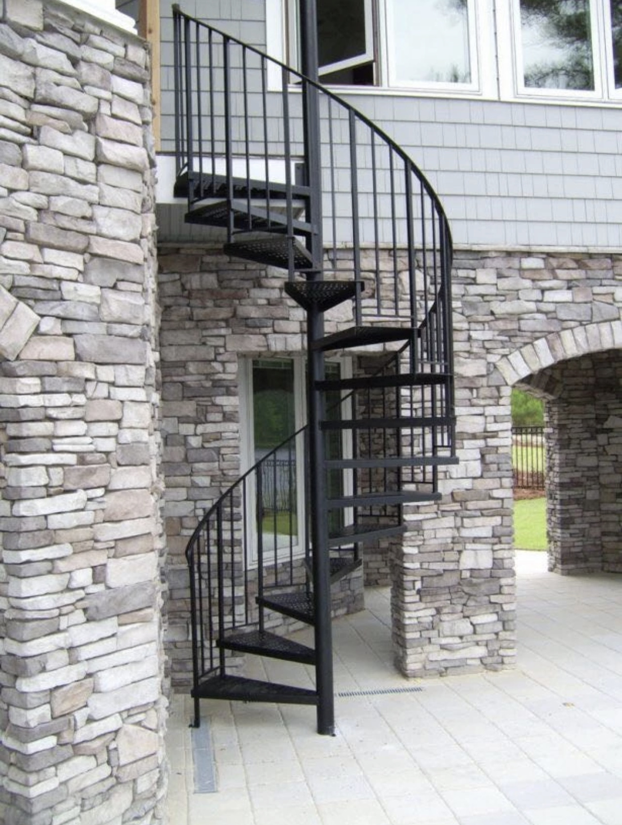 Exterior Spiral Staircases